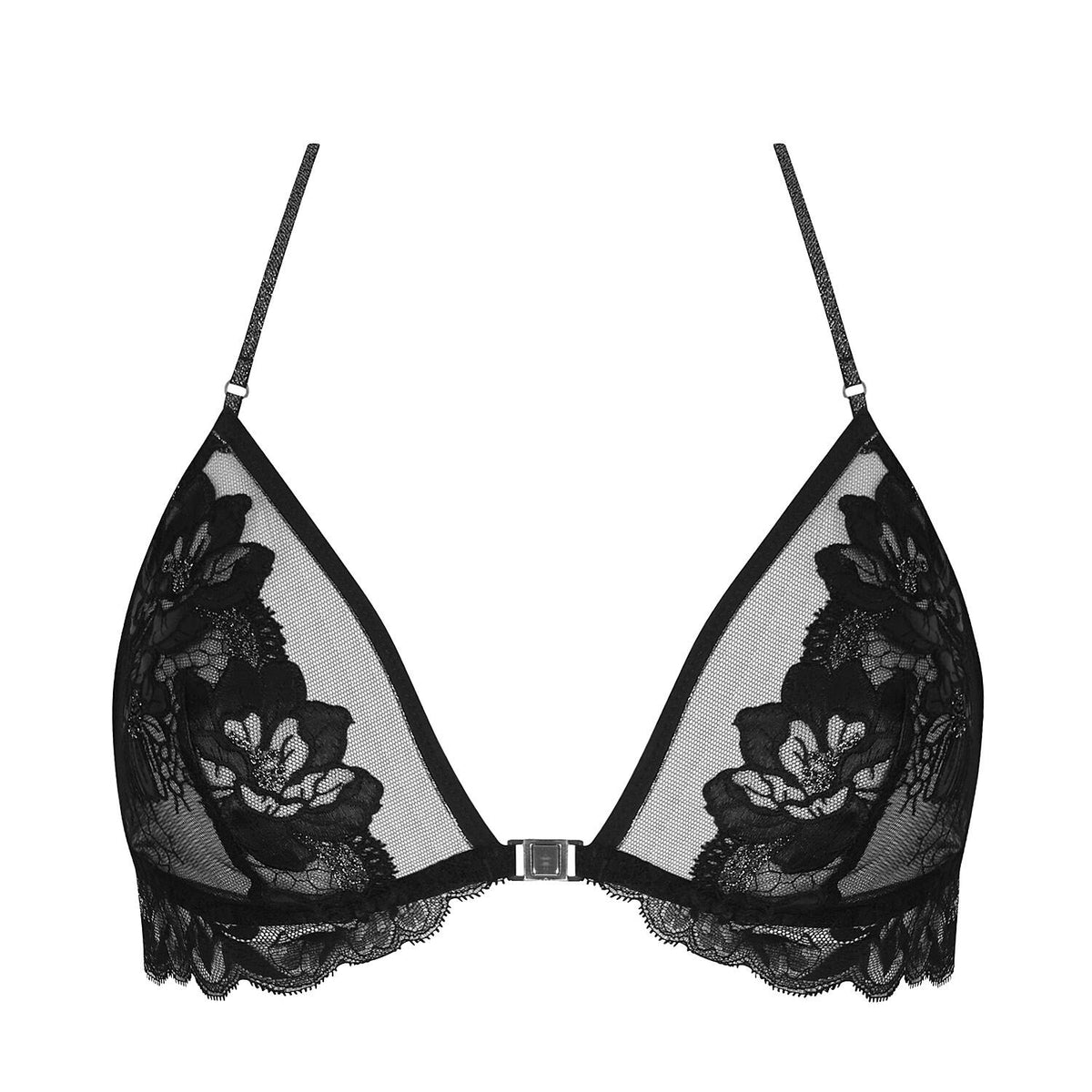 Трикутний бюстгальтер із застібкою спереду — Cuir Sexy Couture, Lise Charmel